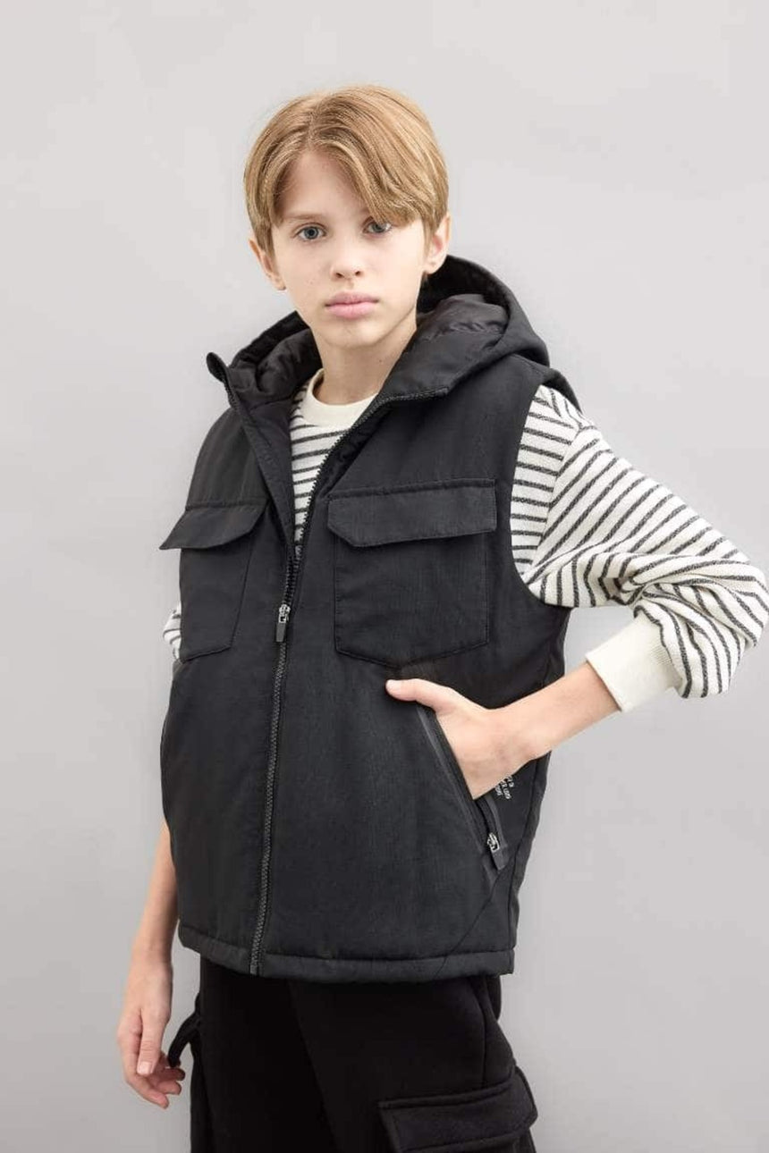 Defacto Çocuk Vest C4340A8 - Siyah