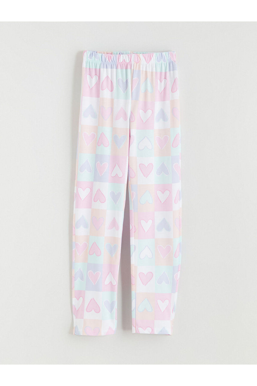 LC Waikiki Çocuk Pijama Takımı S66889B4 - Beyaz