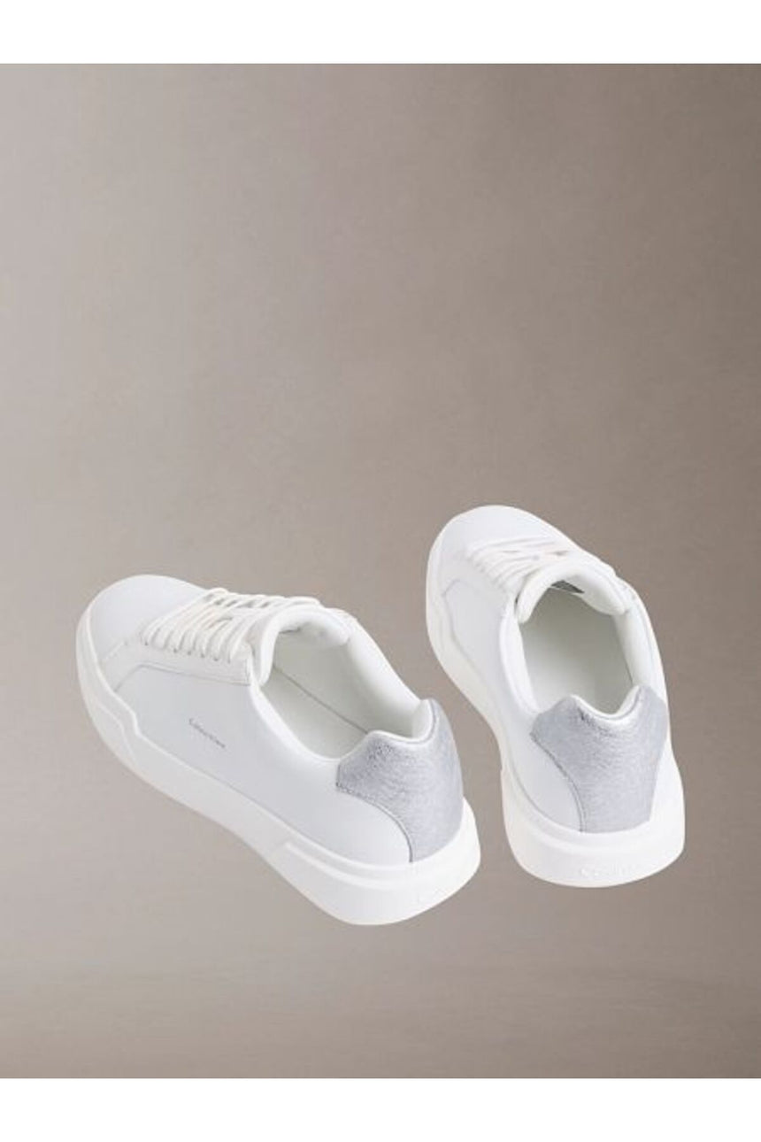 Calvin Klein Kadın CHUNKY CUPSOLE MET LTH HW0HW02988 - Beyaz