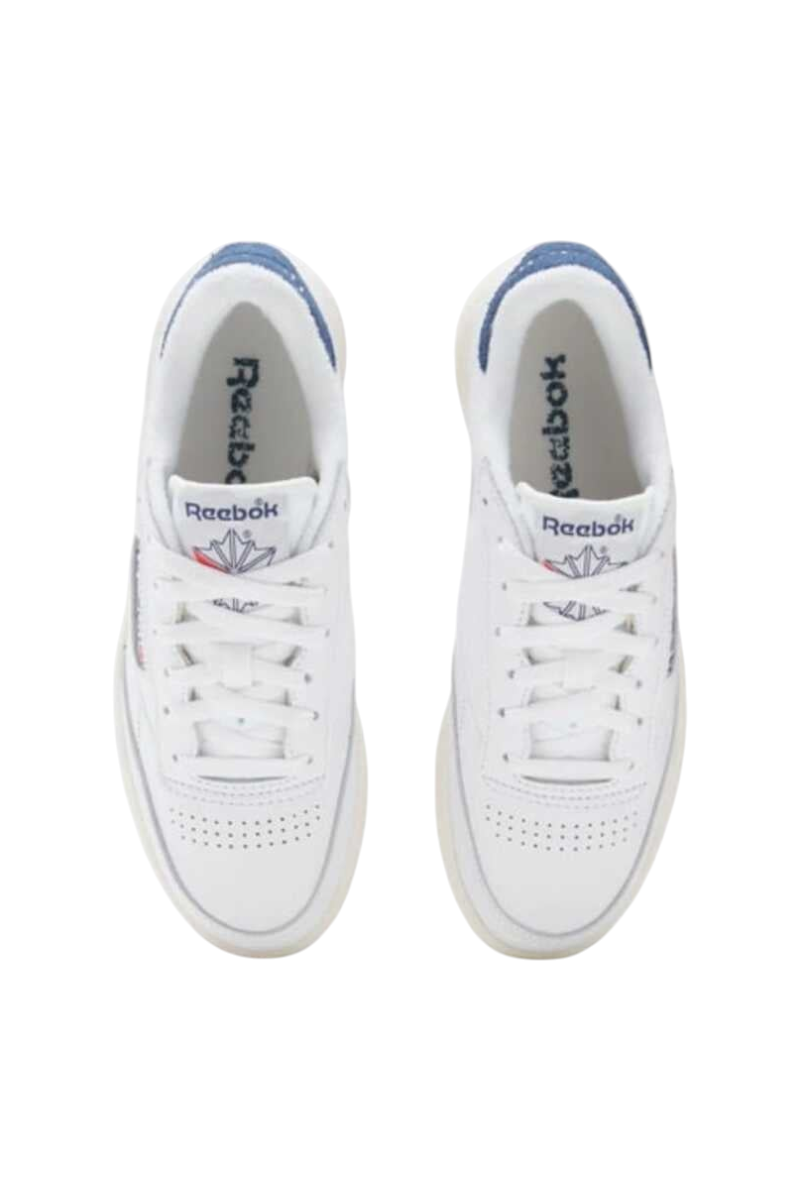 Sporline Reebok Club 85 Vintage beyaz deri kadın sneaker, üstten görünüm