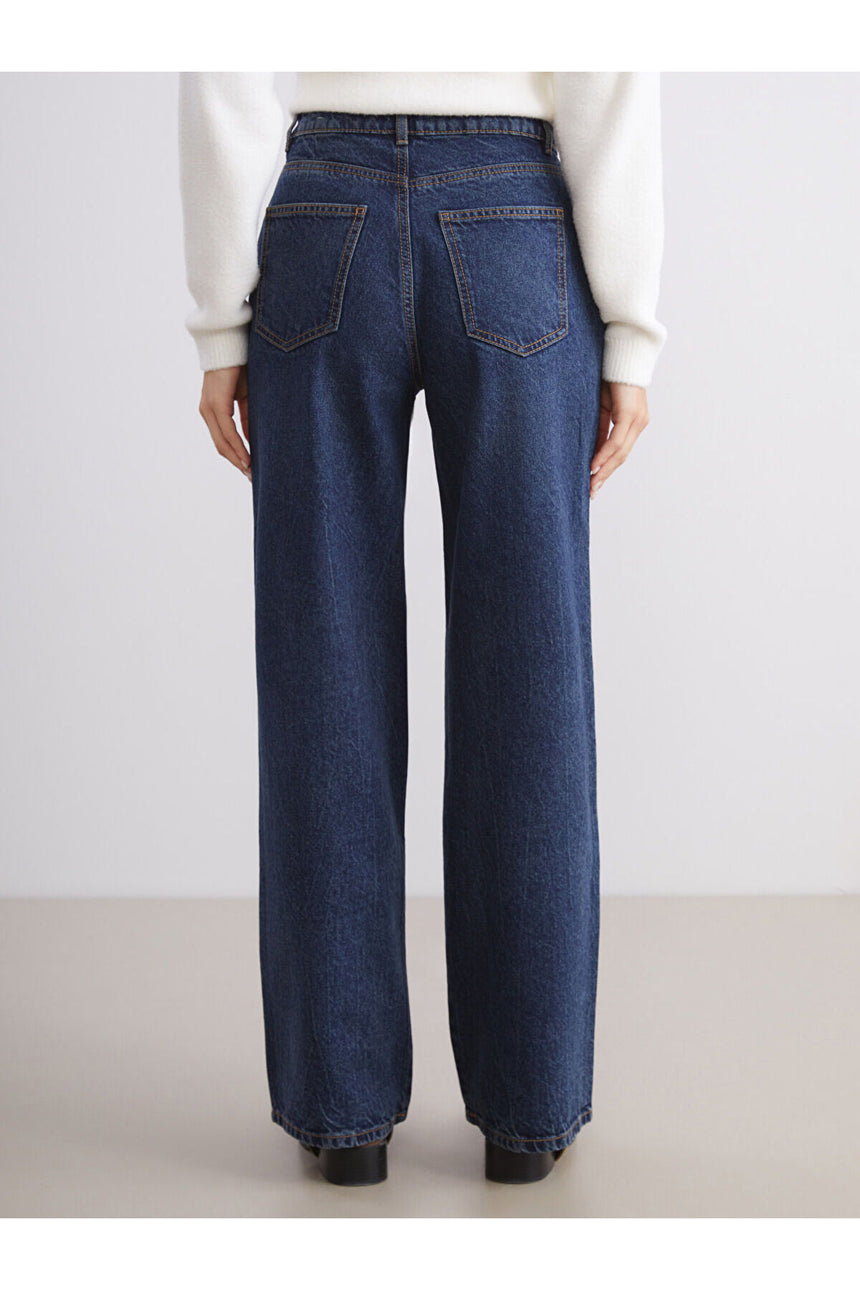 LC Waikiki Kadın Jean Pantolon W5DS19B8 - Koyu Mavi
