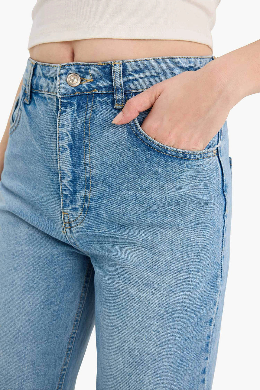 DeFacto E4269AX Kadın Jean Pantolon - Açık Mavi