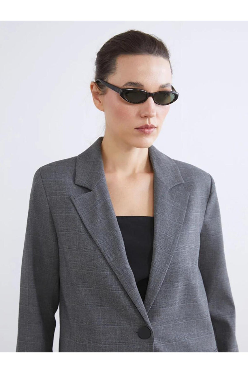 LC Waikiki Kadın Blazer Ceket W5JR25B8 - Gri