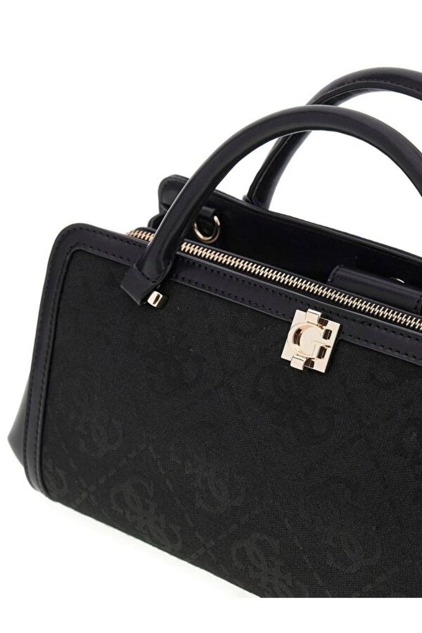 GUESS KADIN AUDREY LOGO SML GFRND SATCHEL HWJG9755060 - Siyah