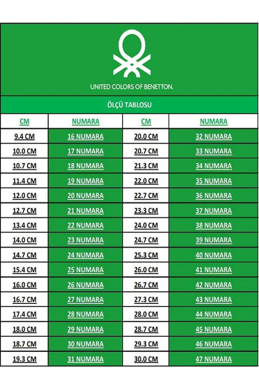 Benetton Kadın Zen Spor Ayakkabı Bn-11501 - Siyah