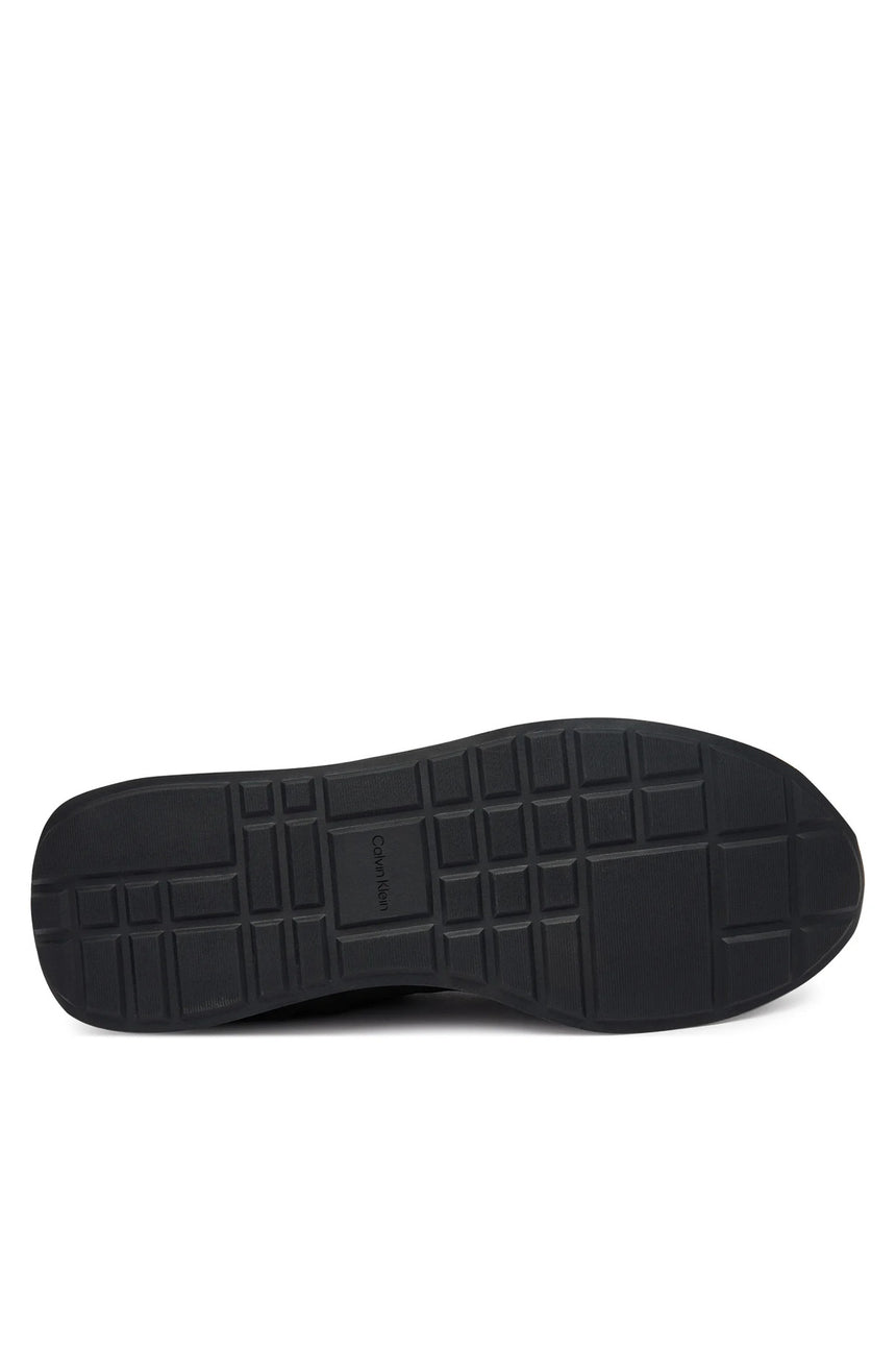 Calvin Klein Erkek RETRO RUNNER SOCK LACEUP MIX YM0YM01414 - Siyah
