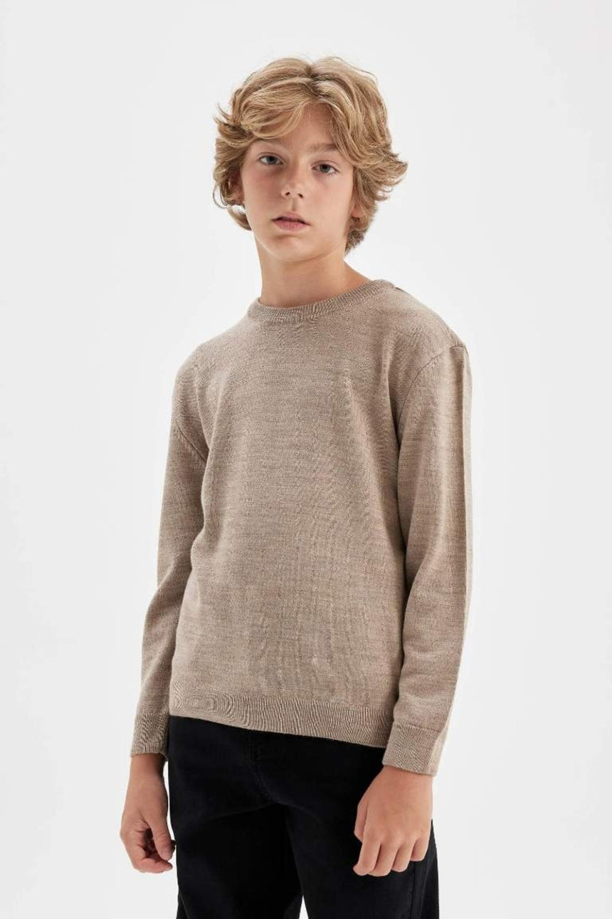 Defacto Çocuk Pullover A4992A8 - Bej