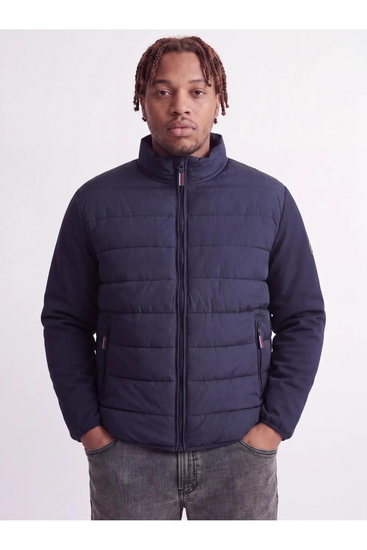Jack & Jones Tate Erkek Büyük Beden Hibrit Ceket 12299455 - Koyu Mavi