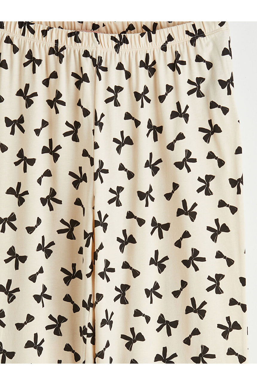 LC Waikiki Kadın Hamile Pijama Takımı S6A584E8 - Açık Kahverengi