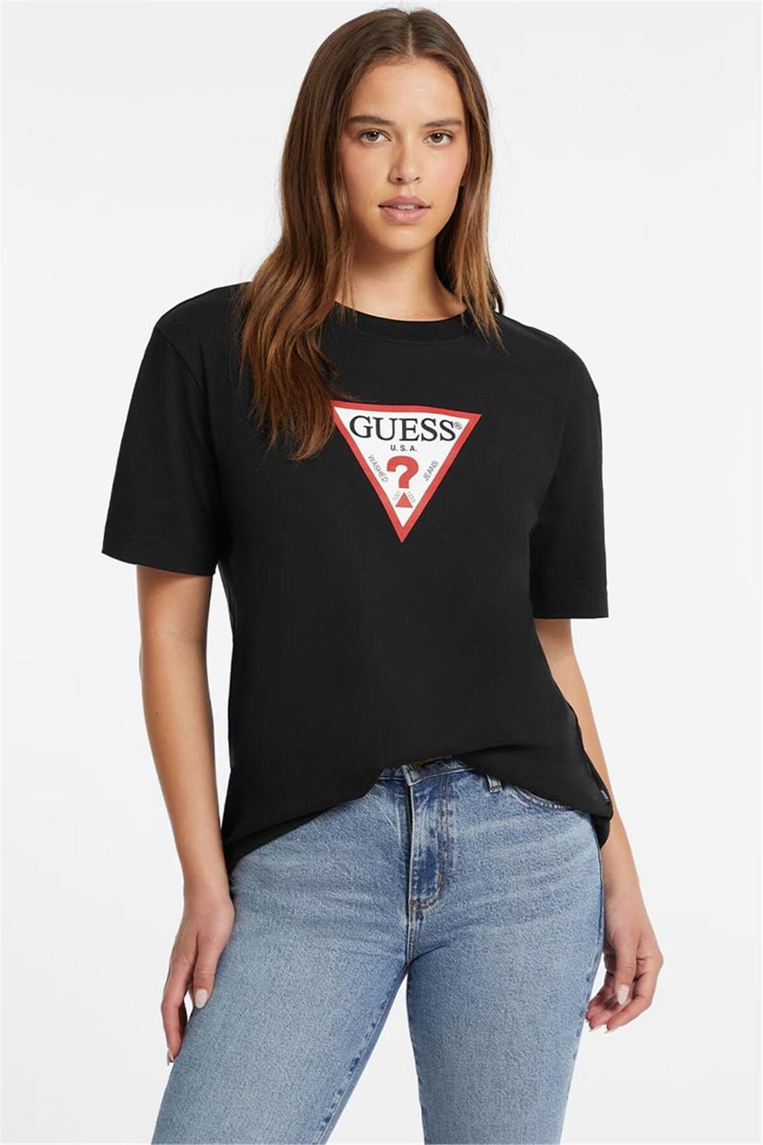 GUESS KADIN GJ SS CN OS ICONIC T W4YI76K8HM0 - Siyah