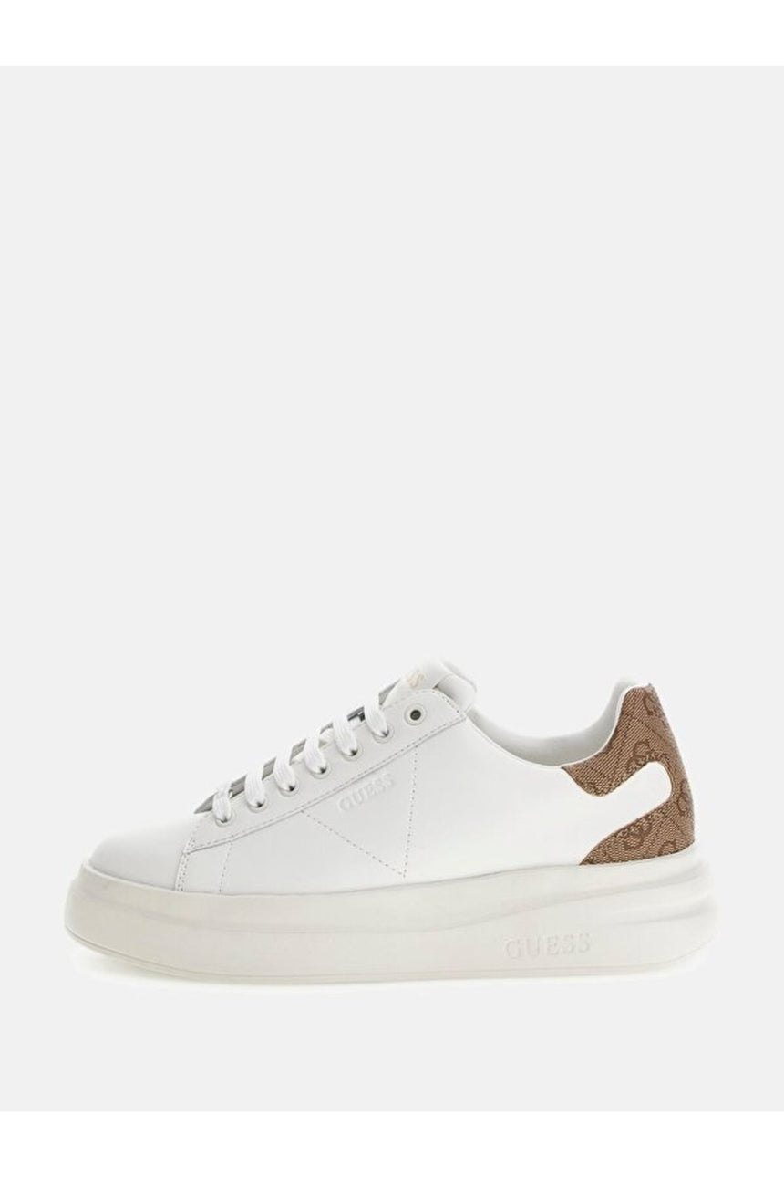 Guess Kadın Elbina Sneaker Fljelb - Beyaz/ Bej