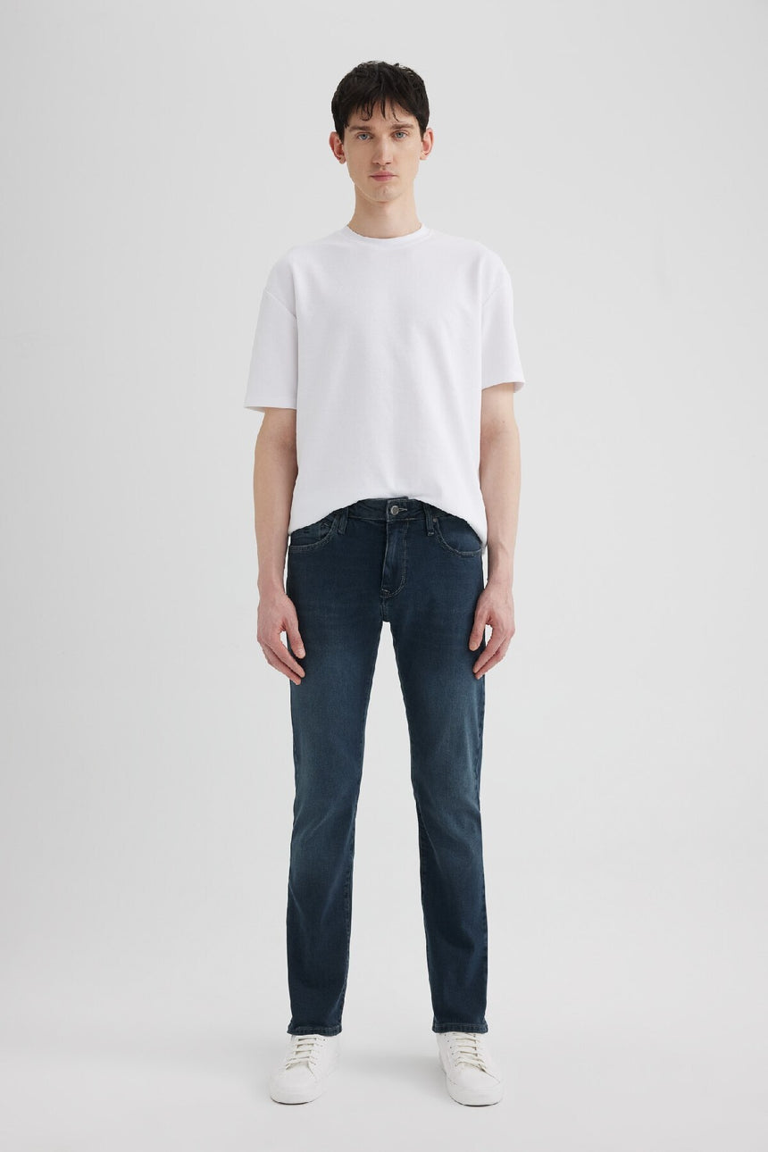 DeFacto Erkek Jean Pantolon B4538AX - Mavi Siyah