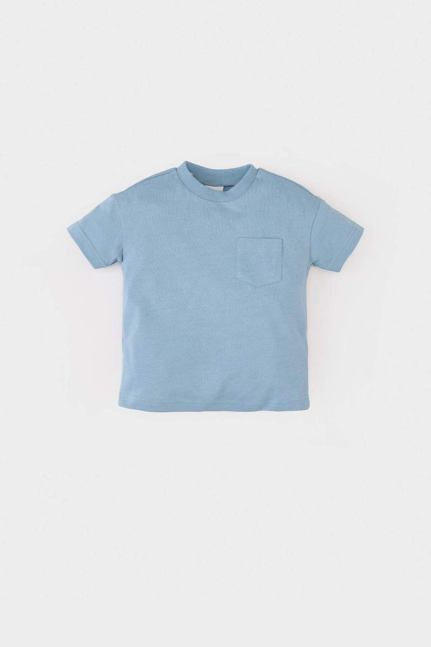DeFacto Çocuk Kısa Kollu T-Shirt B7005A5 - Mavi