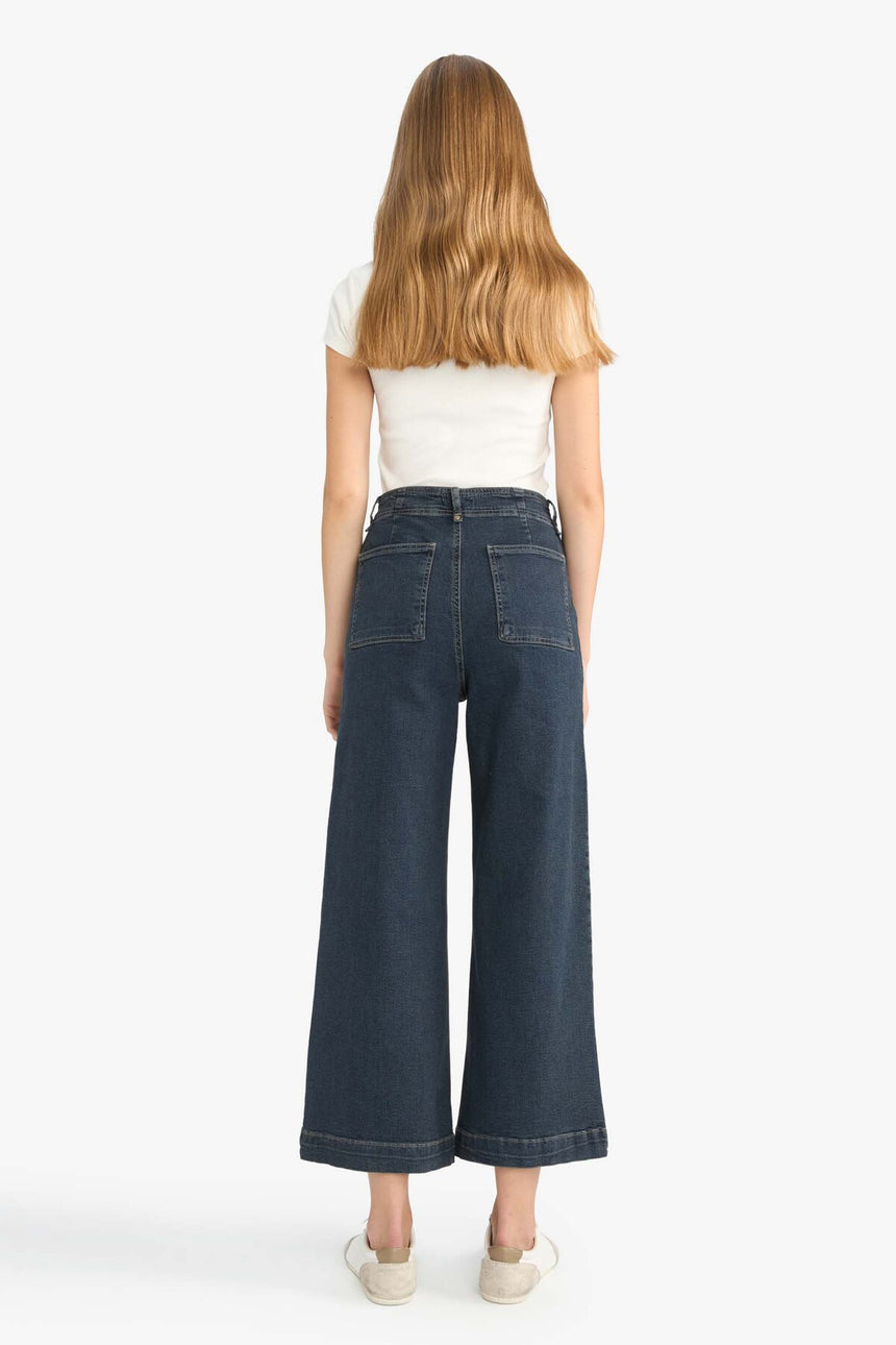 Defacto Kadın Trousers F5537AX - Koyu Mavi