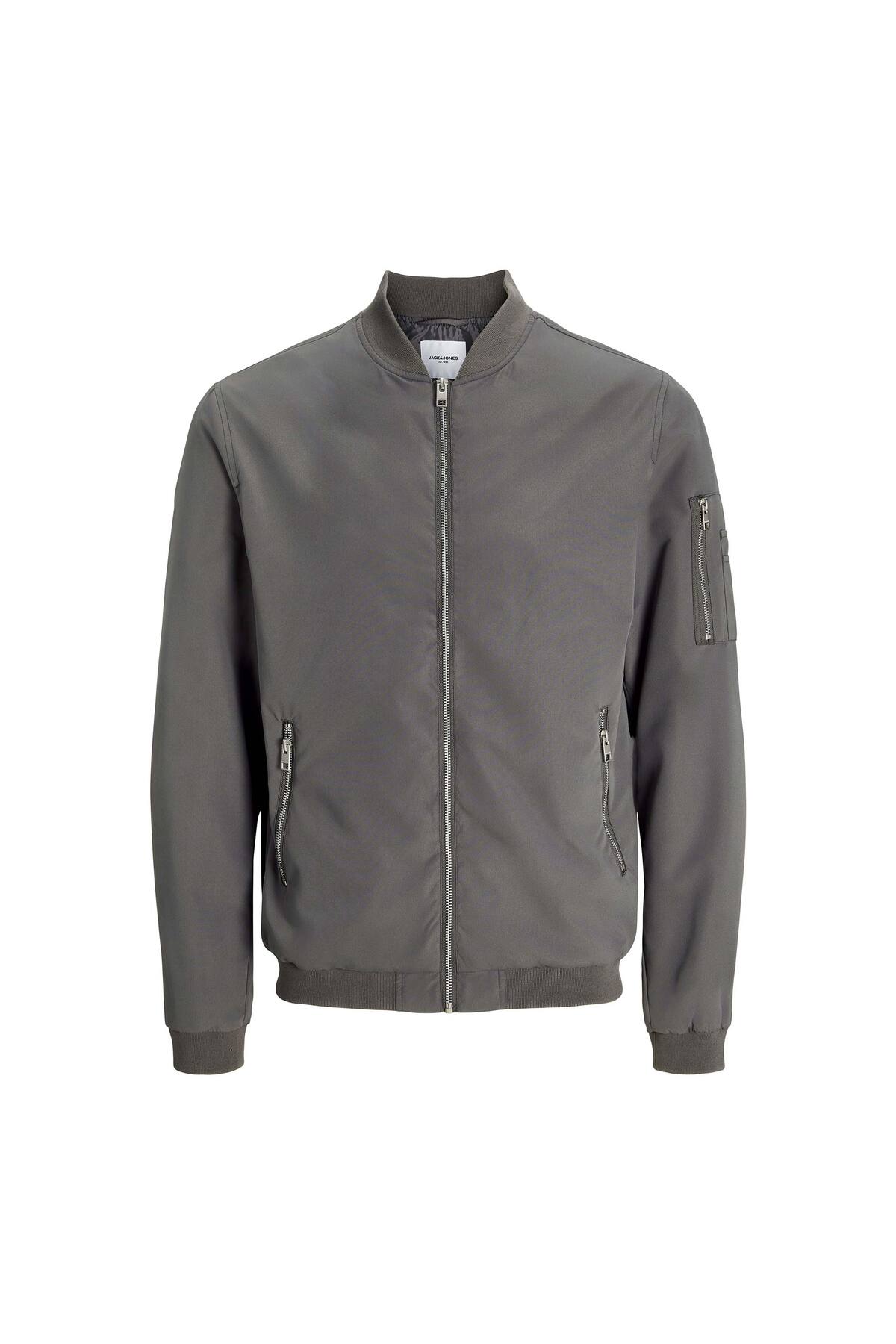 Jack & Jones Rush Erkek Bomber Mont 12165203 - Koyu Gri