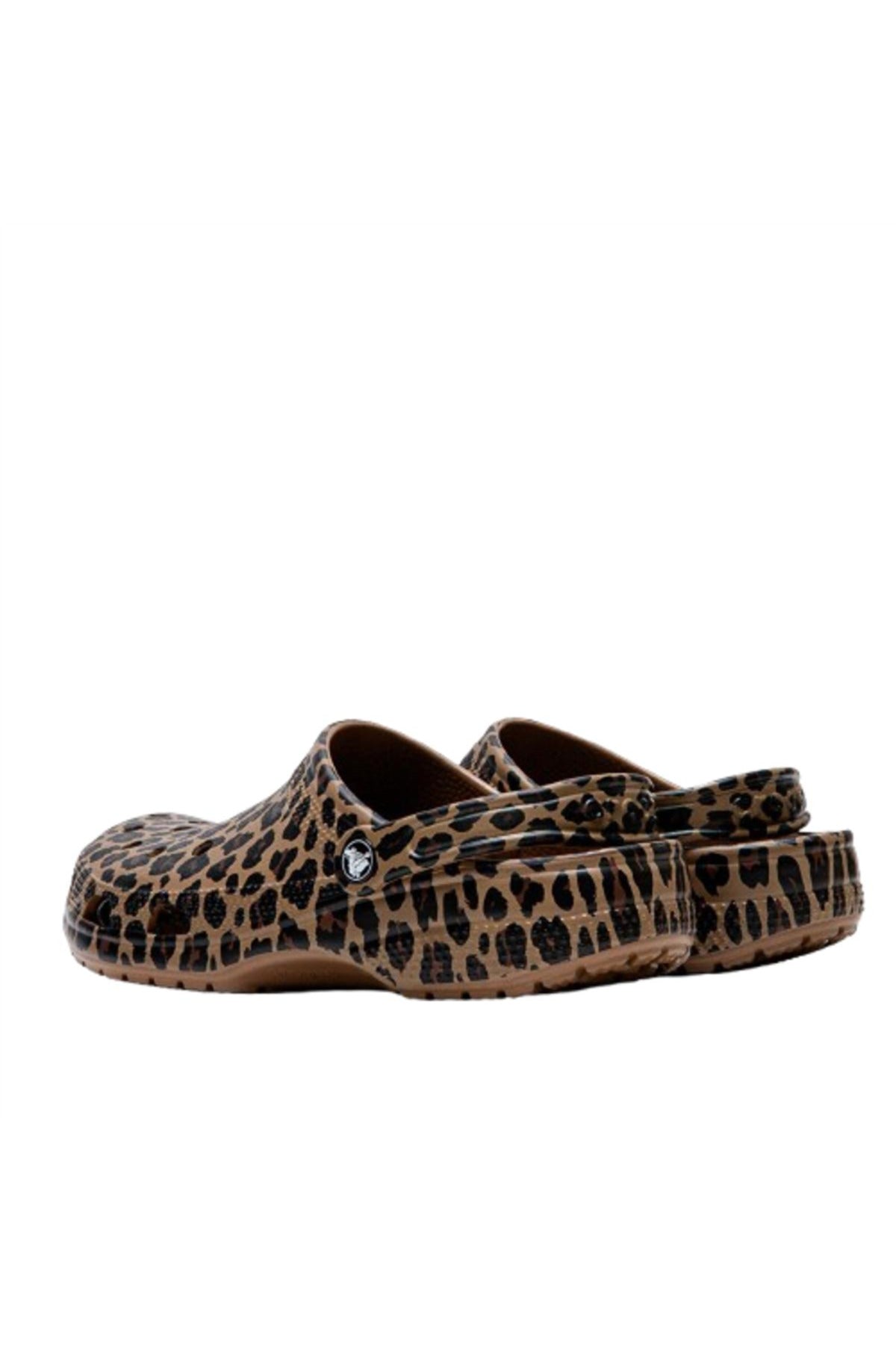 Crocs Classic Animal Clog Çocuk Terlik 211882 - Leopar/Kahve