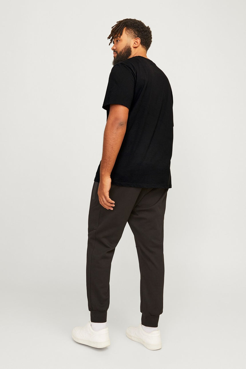 jack&jones jjecorp logo tee ss o-neck noss tshırt 12151955 - Siyah