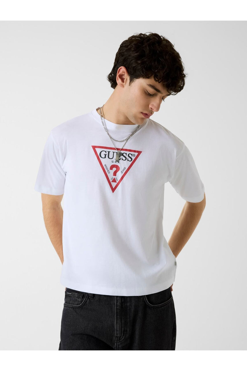 GUESS KADIN GJ SS CN OS ICONIC T W4YI76K8HM0 - Beyaz