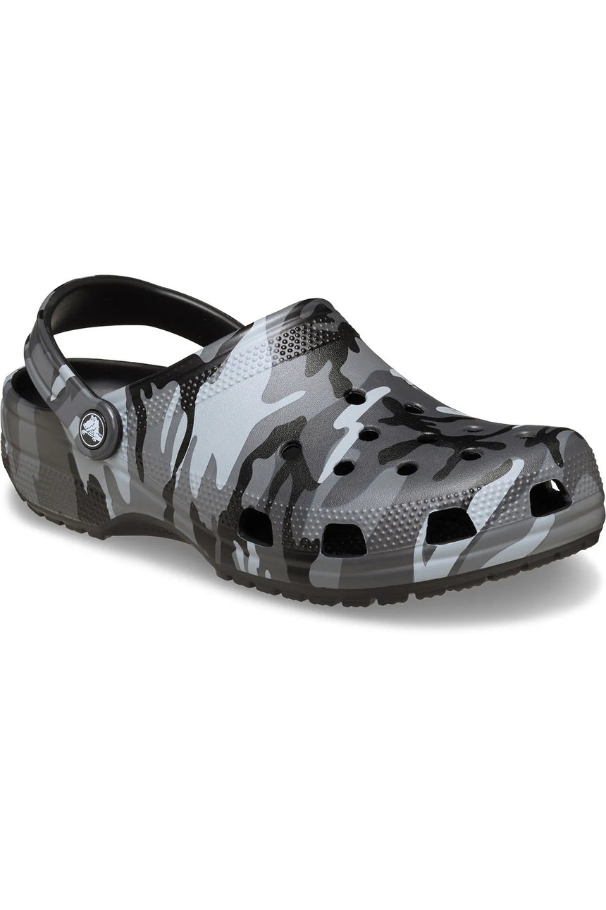 Crocs Kids Camouflage Clog 211879 - Siyah-yeşil Çocuk Terlik - Siyah-yeşil
