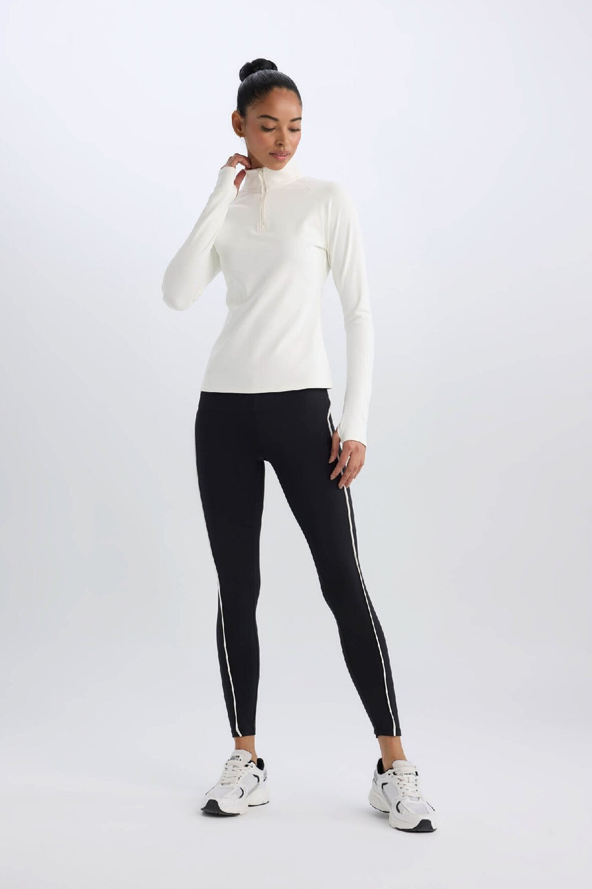 DeFacto Kadın Sweatshirt B0811AX - Ekru