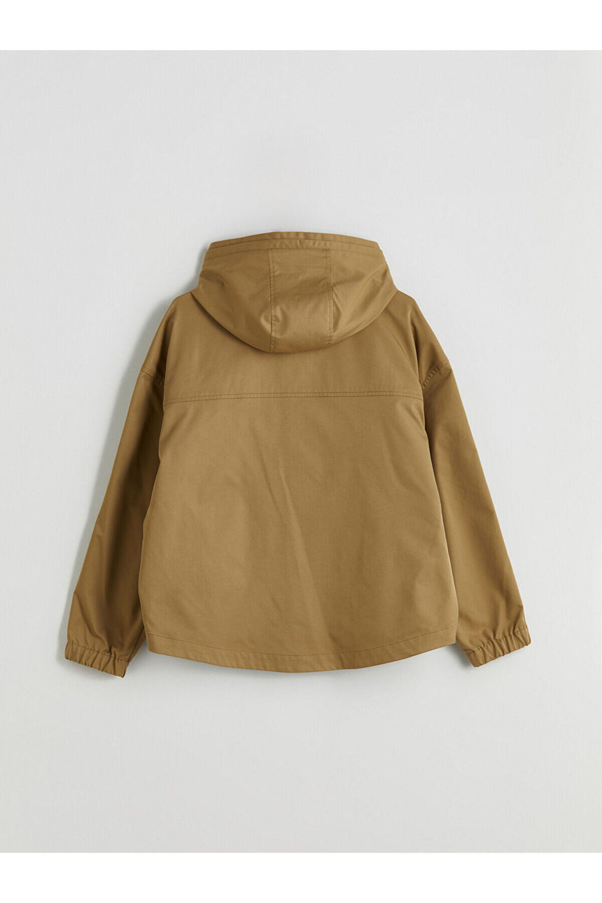 LC Waikiki Kadın Oversize Rüzgarlık W52595E8 - Koyu Yeşil