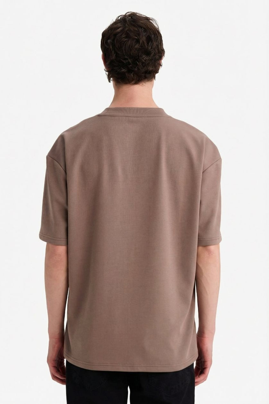 DeFacto X3926AZ Erkek T-Shirt - Koyu Yeşil