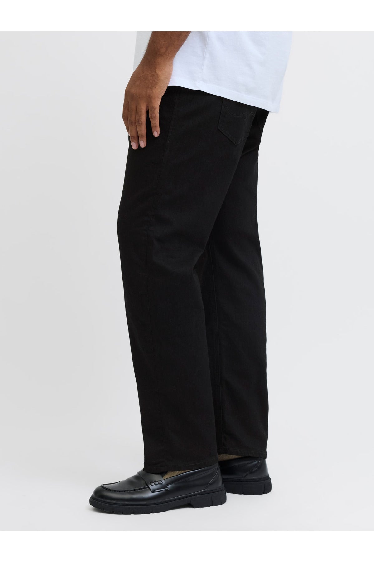 Jack & Jones Glenn Original Erkek Büyük Beden Jean Pantolon 12288380 - Siyah