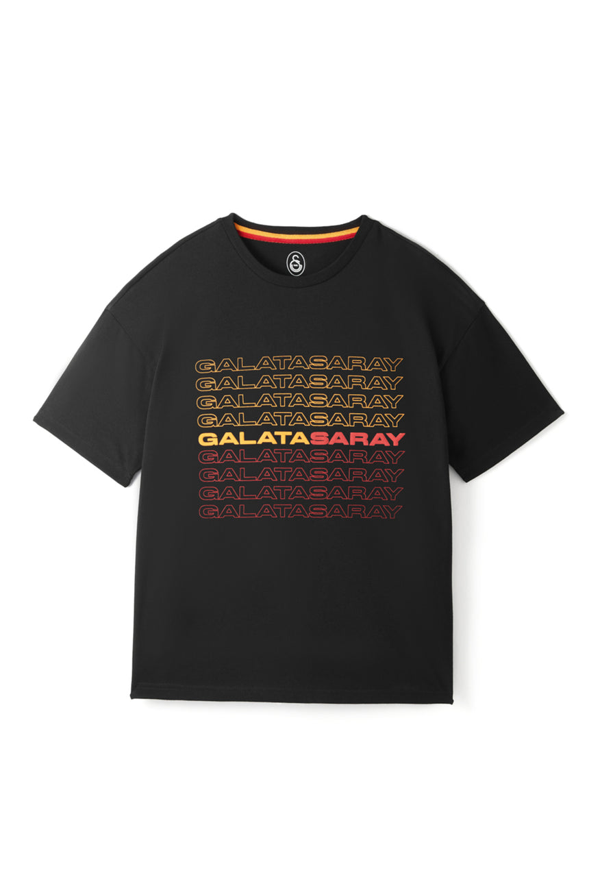 Galatasaray Erkek T-Shirt E251065 - Siyah