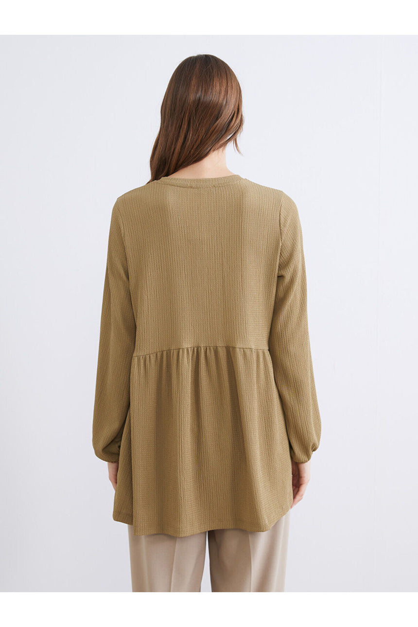 LC Waikiki Kadın Tunik W5LD37B8 - Koyu Yeşil