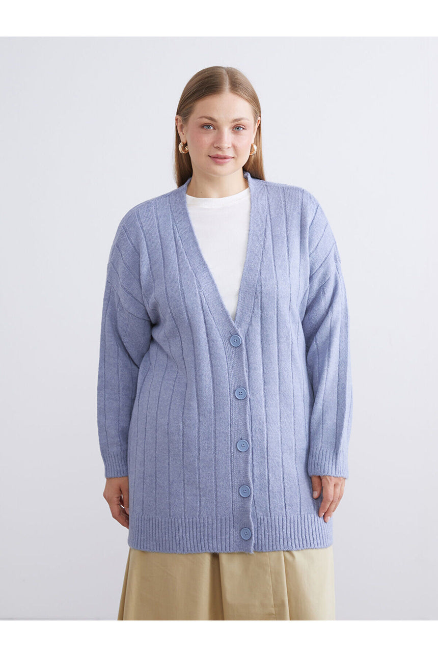 LC Waikiki Kadın Hırka W5DO91E8 - Pastel Mavi