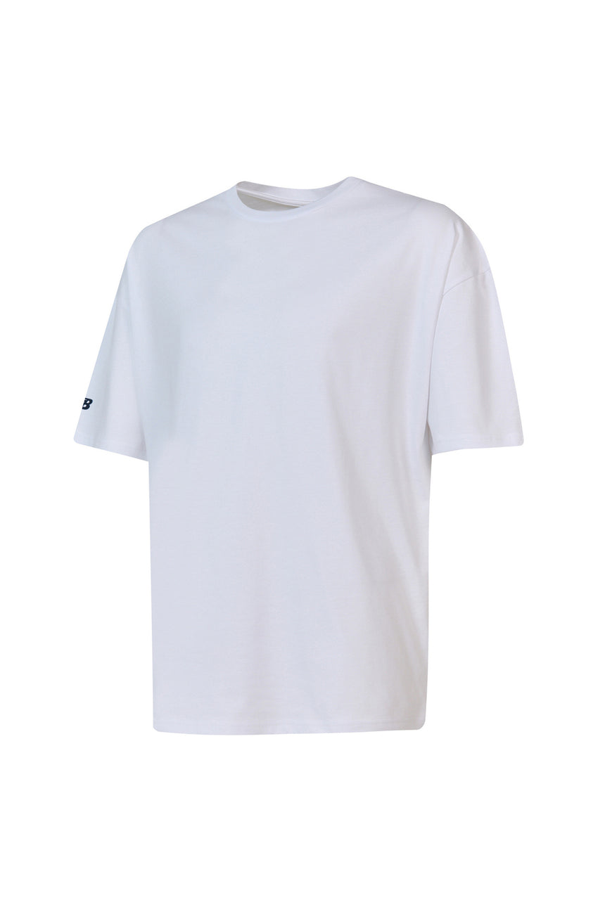 NEW BALANCE ERKEK T-SHİRT MNT1602 - Beyaz