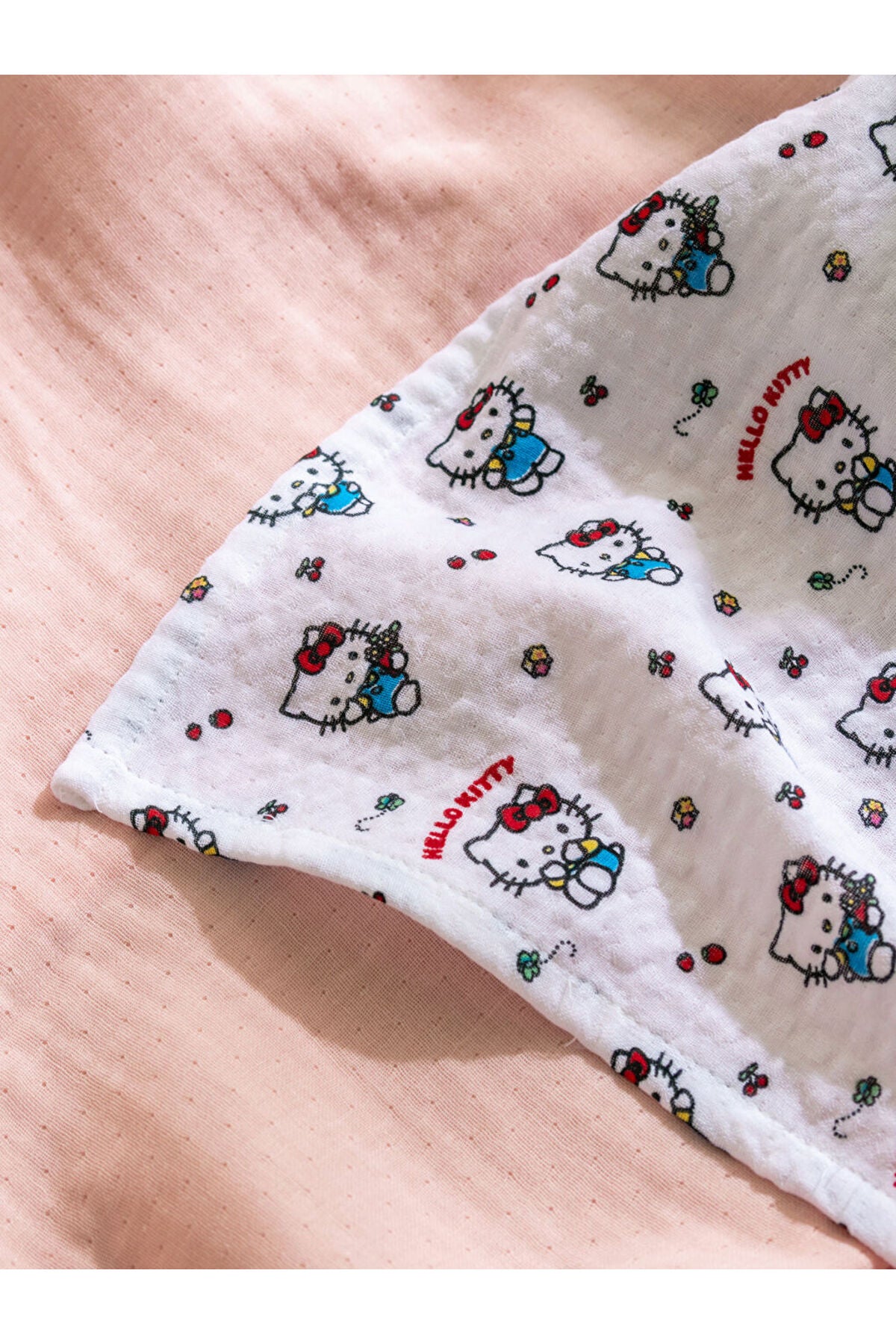 LC Waikiki Home Hello Kitty 2'li Müslin Bebek Örtüsü S60058B1 - Karışık