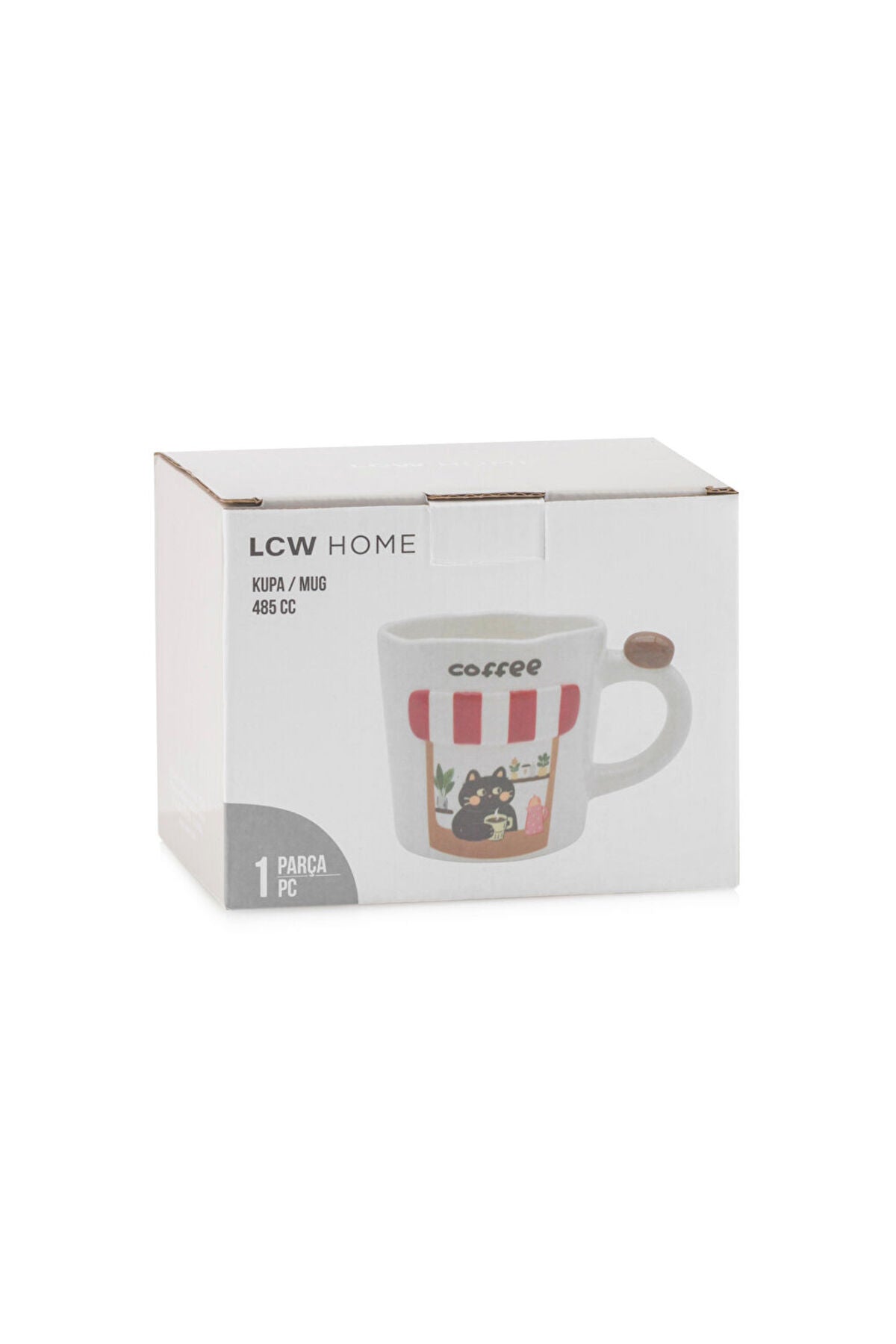 LC Waikiki Home 3 Boyutlu Desenli Seramik Kupa S6DD88B8 - Karışık