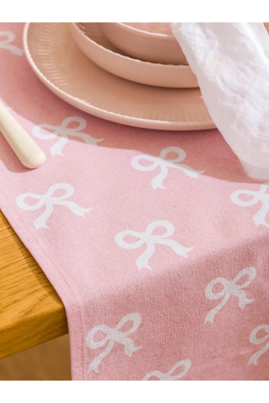 LC Waikiki Home Fiyonk Desenli Buldan Runner S61322D8 - Açık Pembe