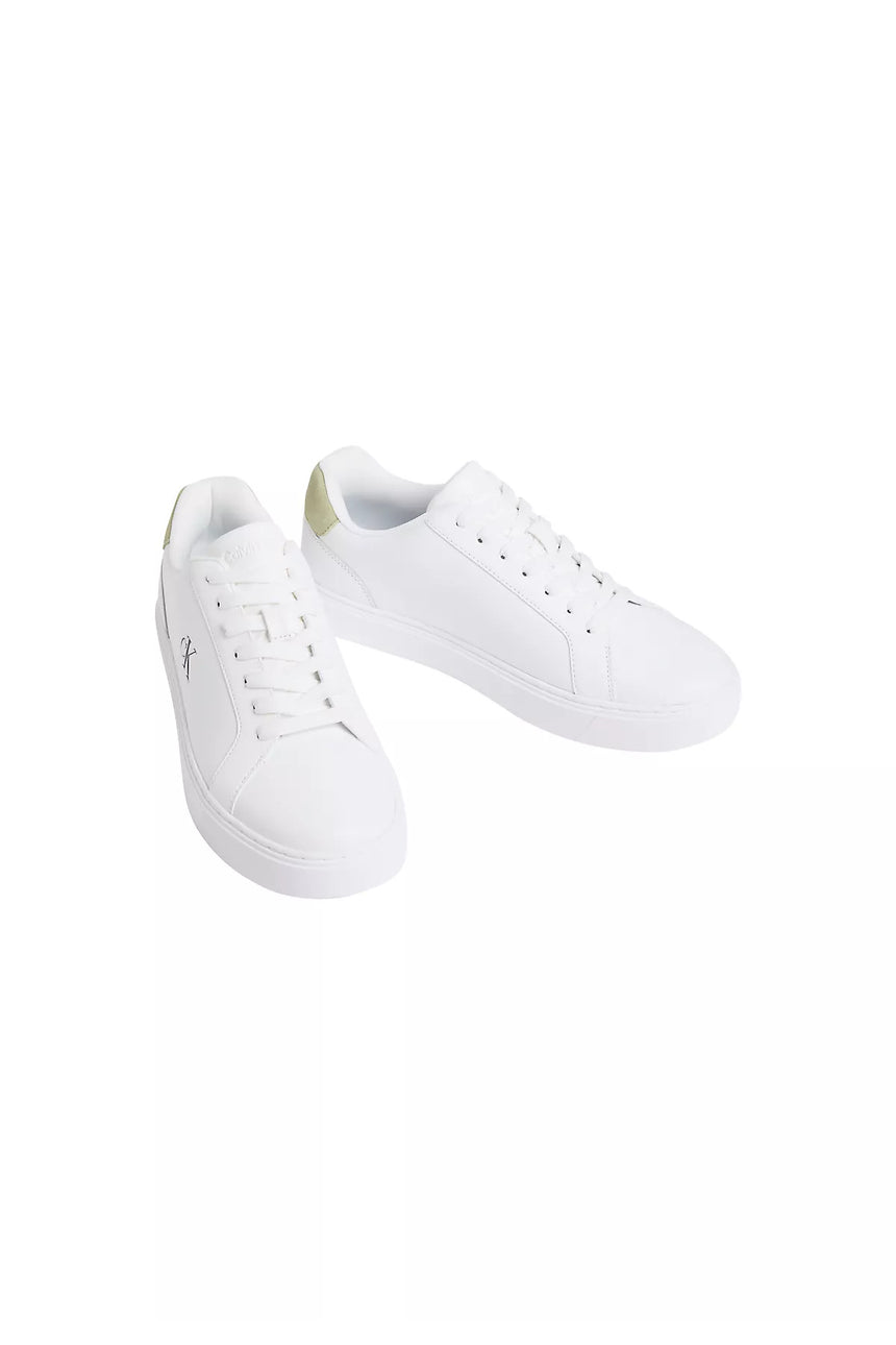 Calvin Klein Erkek CLASSIC CUPSOLE LACEUP LTH YM0YM01435 - Beyaz