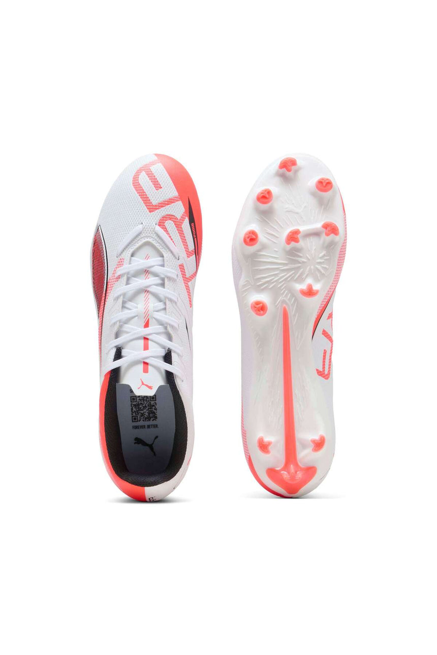 Puma ULTRA 5 PLAY FG/AG 10816901 - Beyaz/Kırmızı