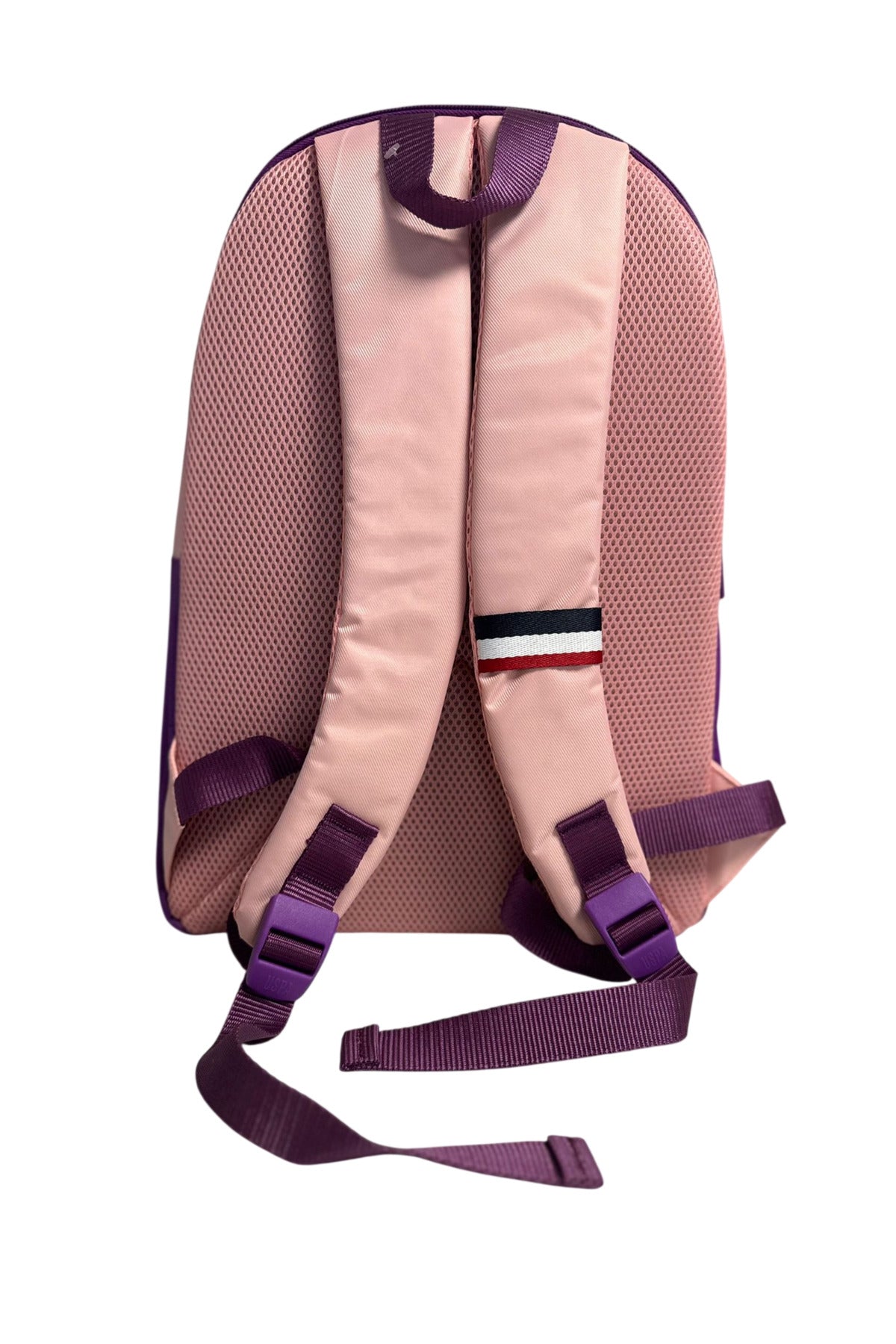 U.S. Polo Assn. Unisex Okul Çantası 26115 - Pudra/Mor