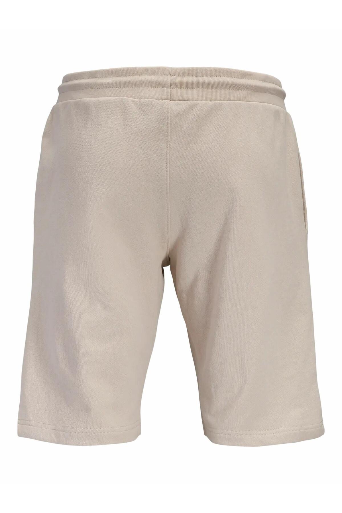 Jack & Jones Gordon Erkek Sweat Şort 12288638 - Bej / Açık Gri