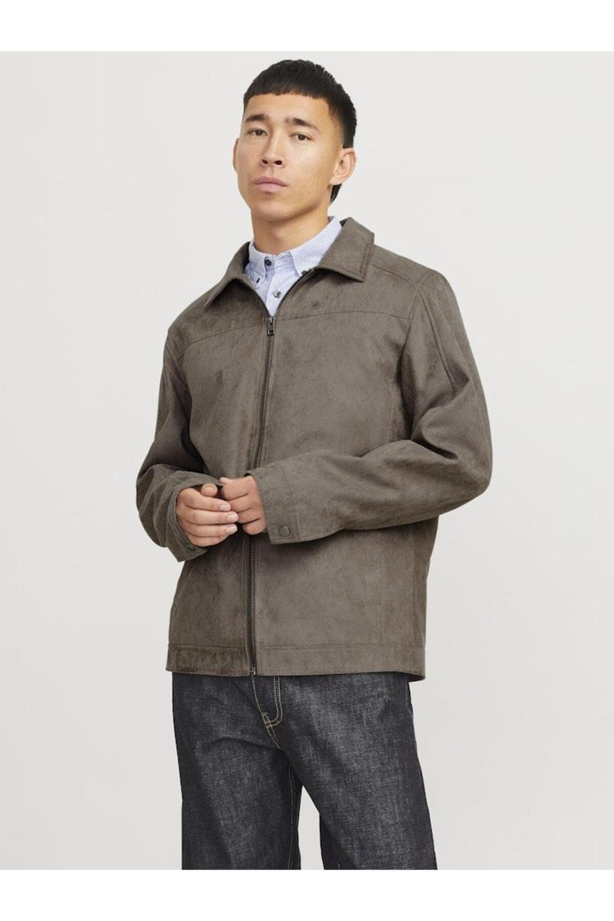 JACK&JONES JJEDYLAN SHACKET NOOS 12268609 - Koyu Kahverengi