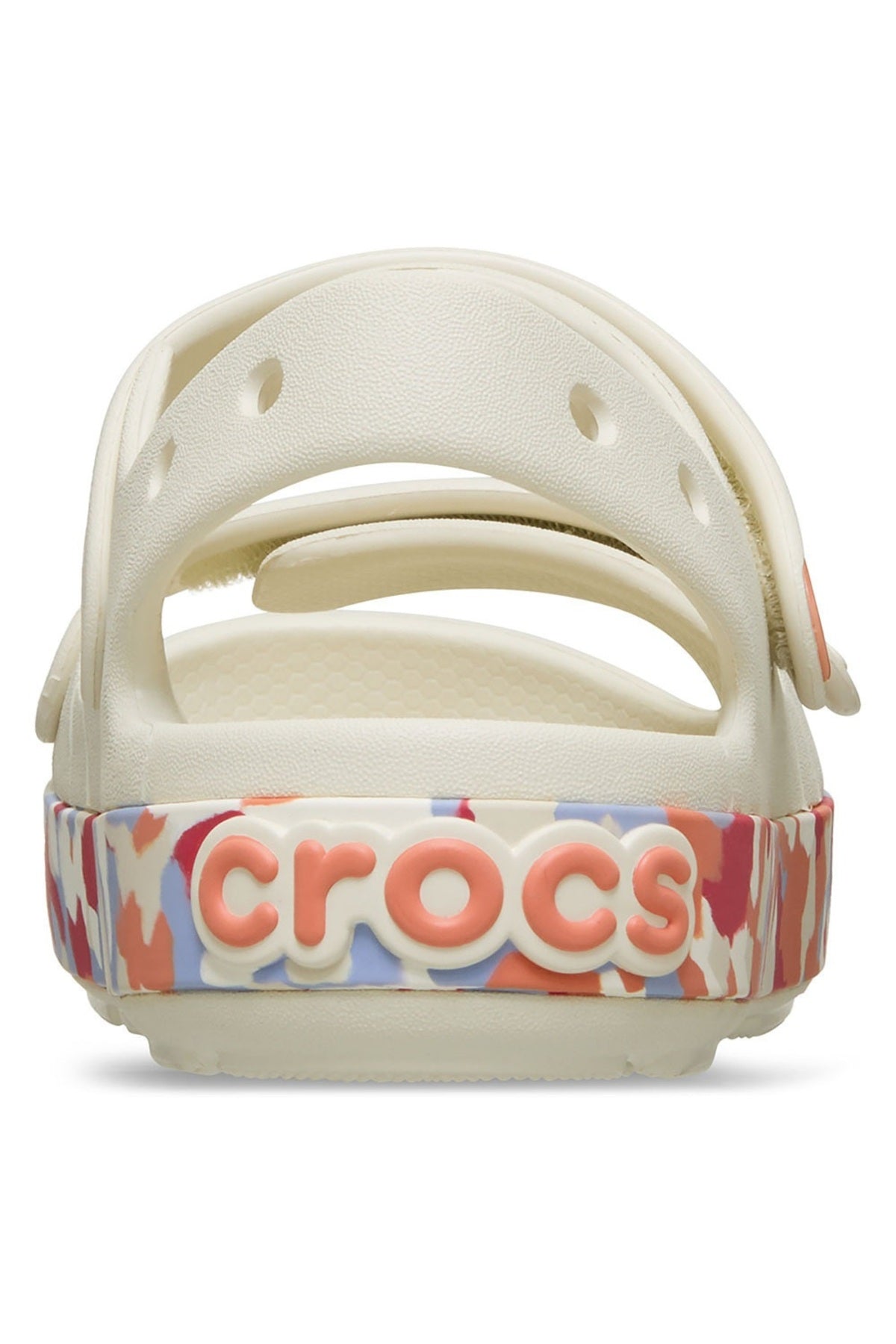 Crocs Crocband Cruiser Glow Confetti Band Sandal Çocuk Sandalet 212528 - Kırık Beyaz/Açık Pembe