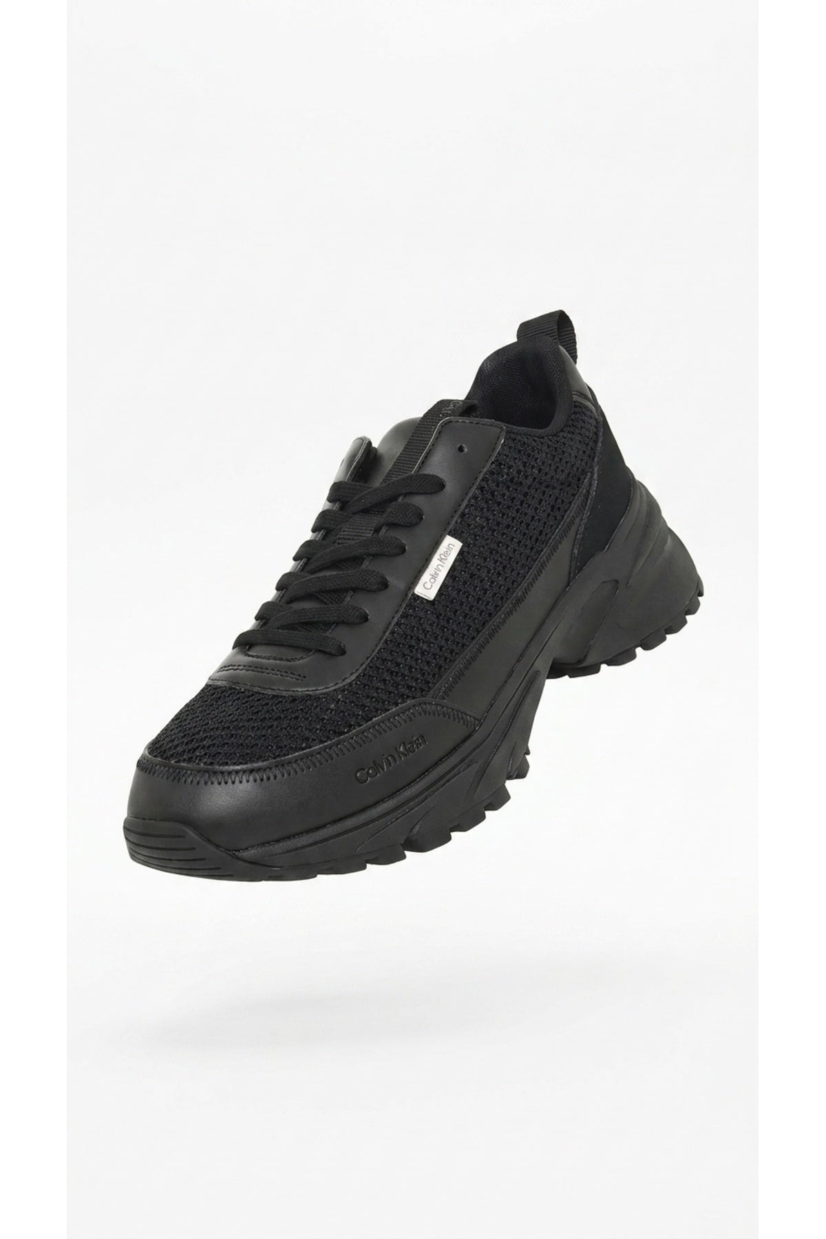 Calvin Klein Erkek HIKE RUNNER LACEUP MESH HM0HM02240 - Siyah