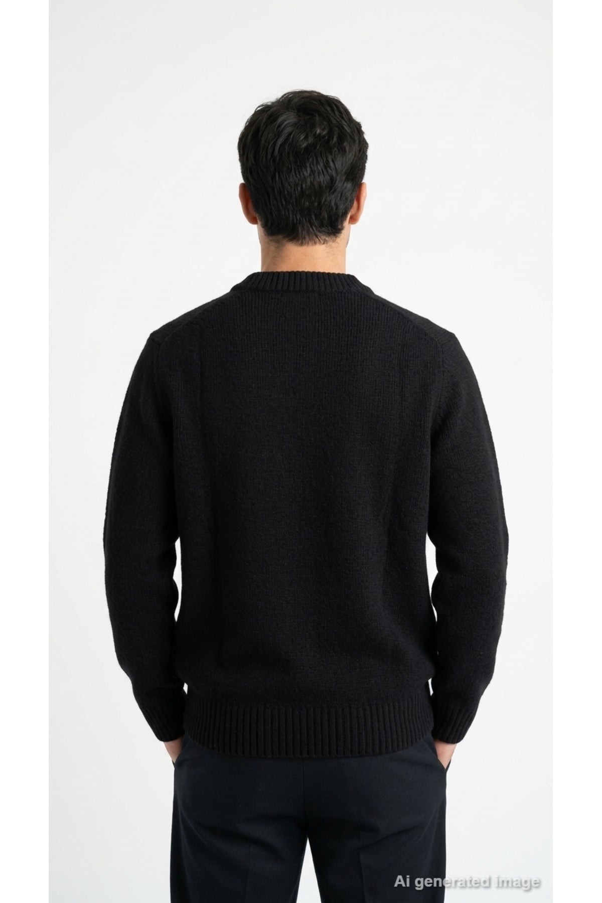 Jack & Jones Originals Montreal Erkek Triko Kazak 12310053 - Siyah