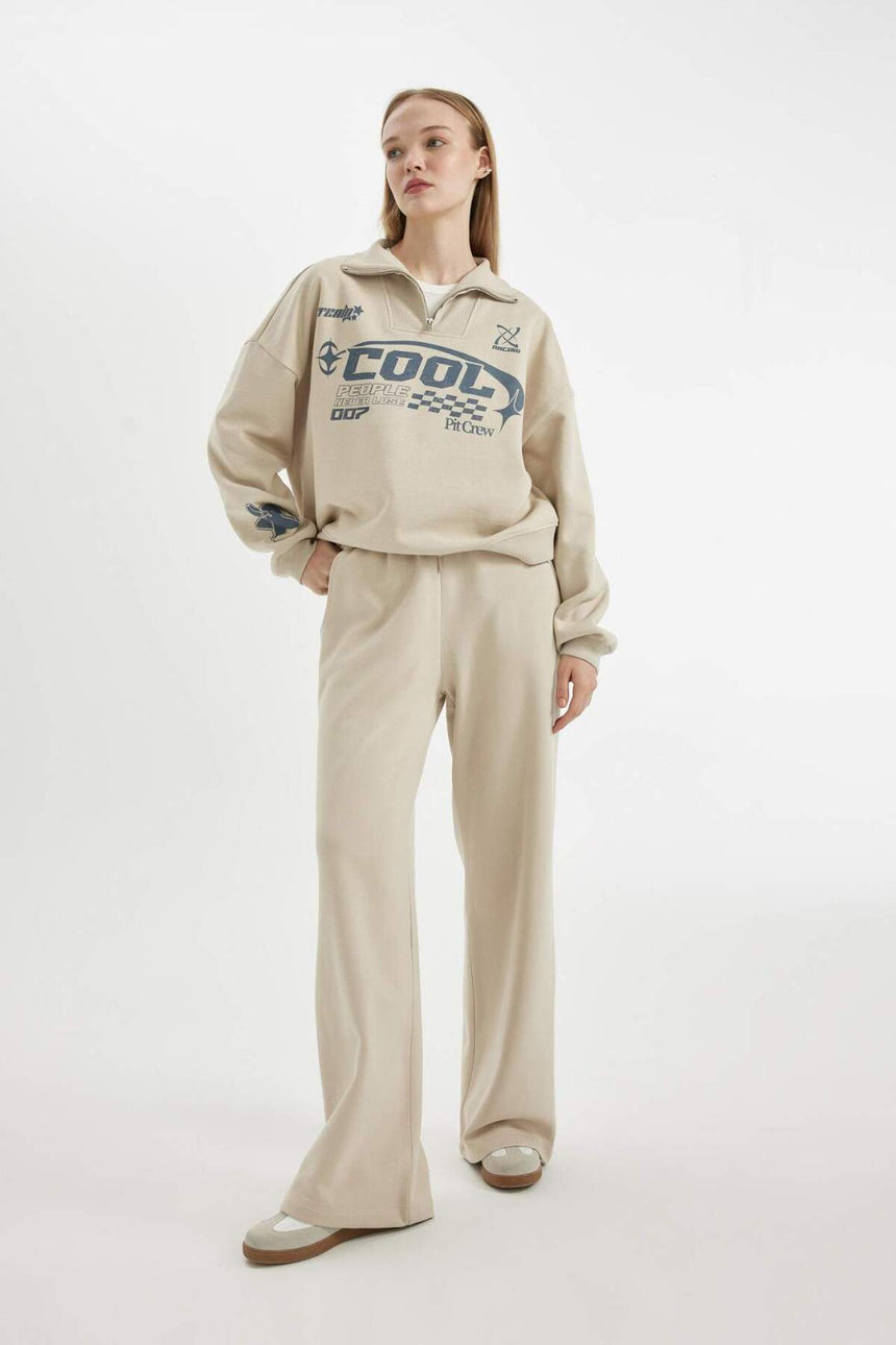 Defacto Kadın Trousers B3345Ax - Kum Beji