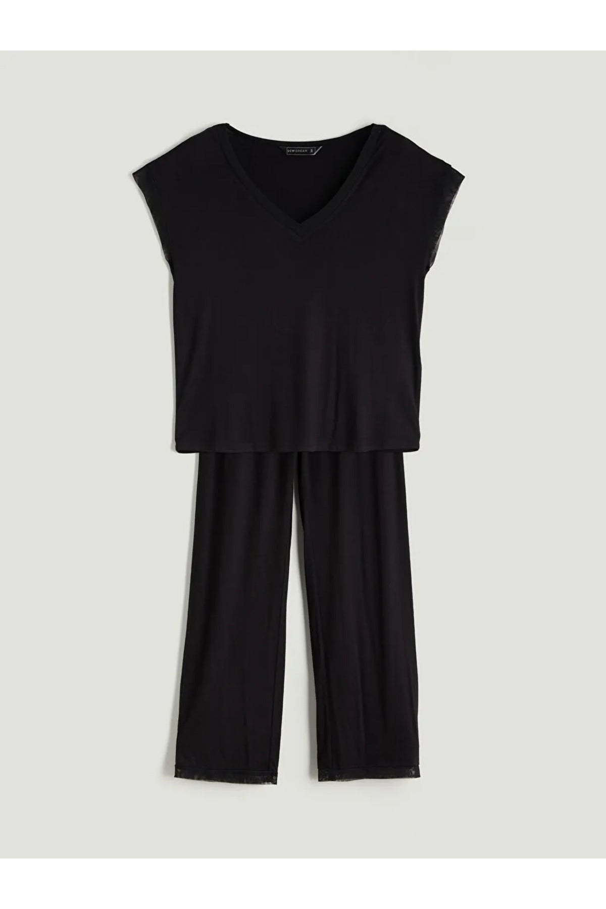 LC Waikiki Kadın Pijama Takımı S6AC31D8 - Siyah
