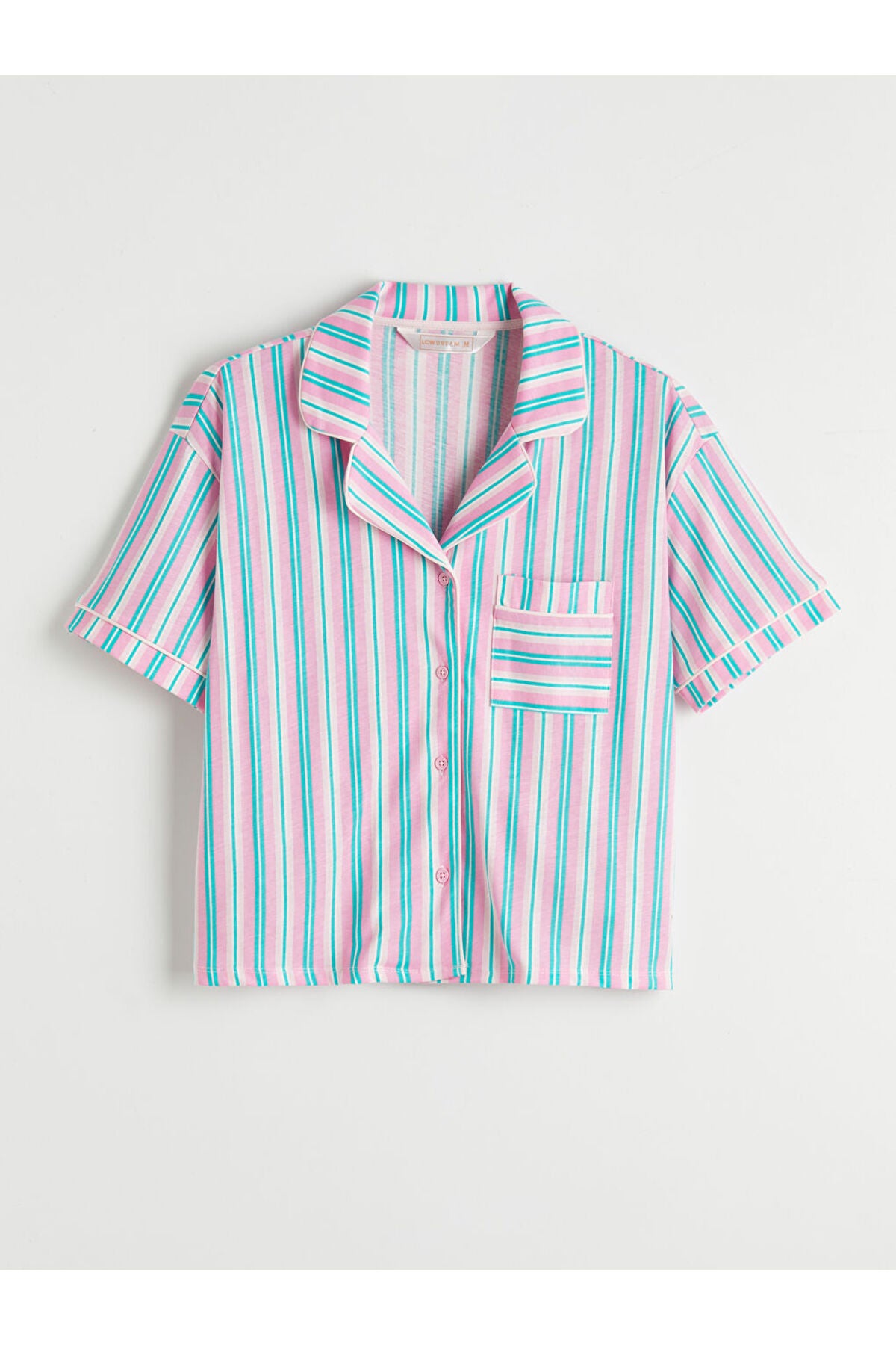 LC Waikiki Kadın Çizgili Şortlu Pijama Takımı S6BS24B8 - Karışık