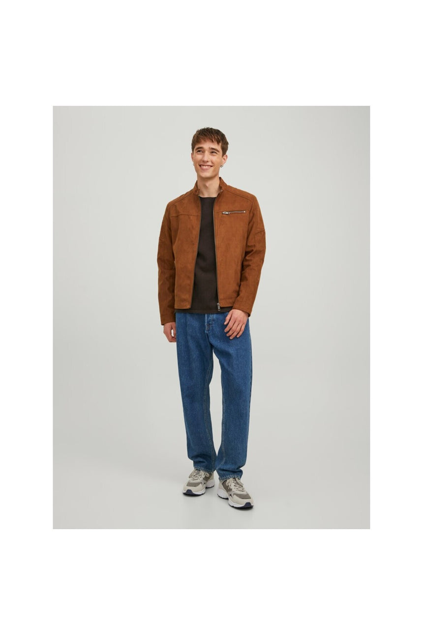 jack&jones erkek jacket 12147218 - Koyu Turuncu
