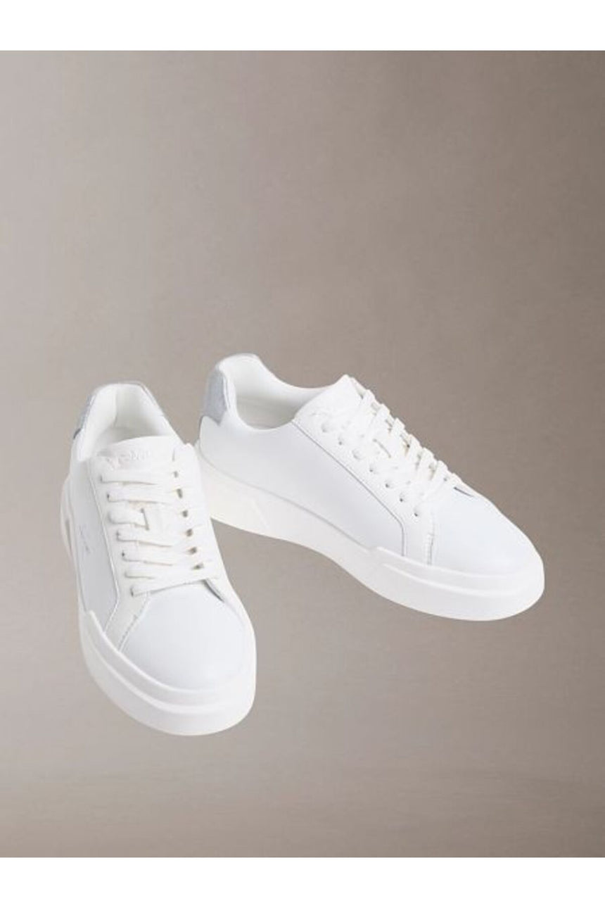 Calvin Klein Kadın CHUNKY CUPSOLE MET LTH HW0HW02988 - Beyaz