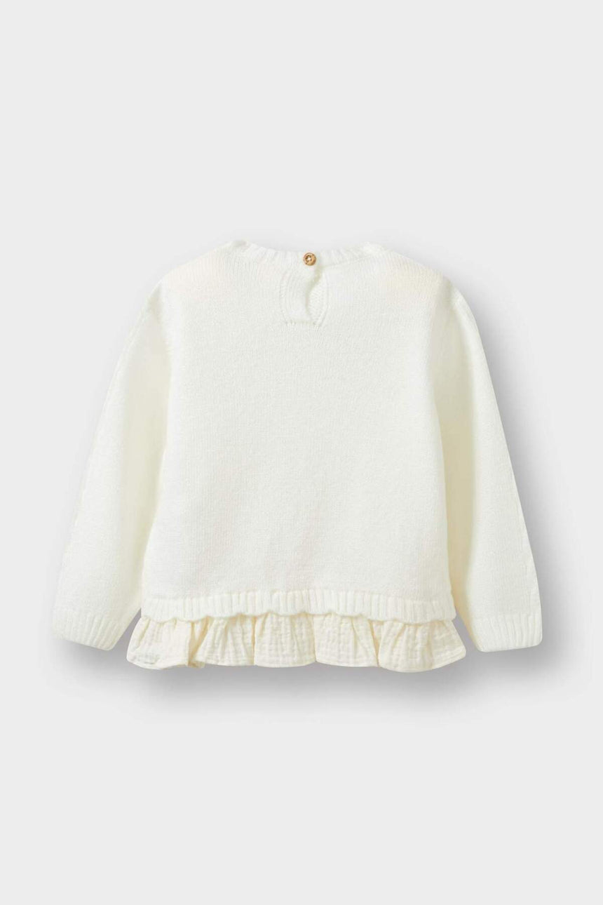 Defacto Çocuk Pullover F2445A5 - Ekru