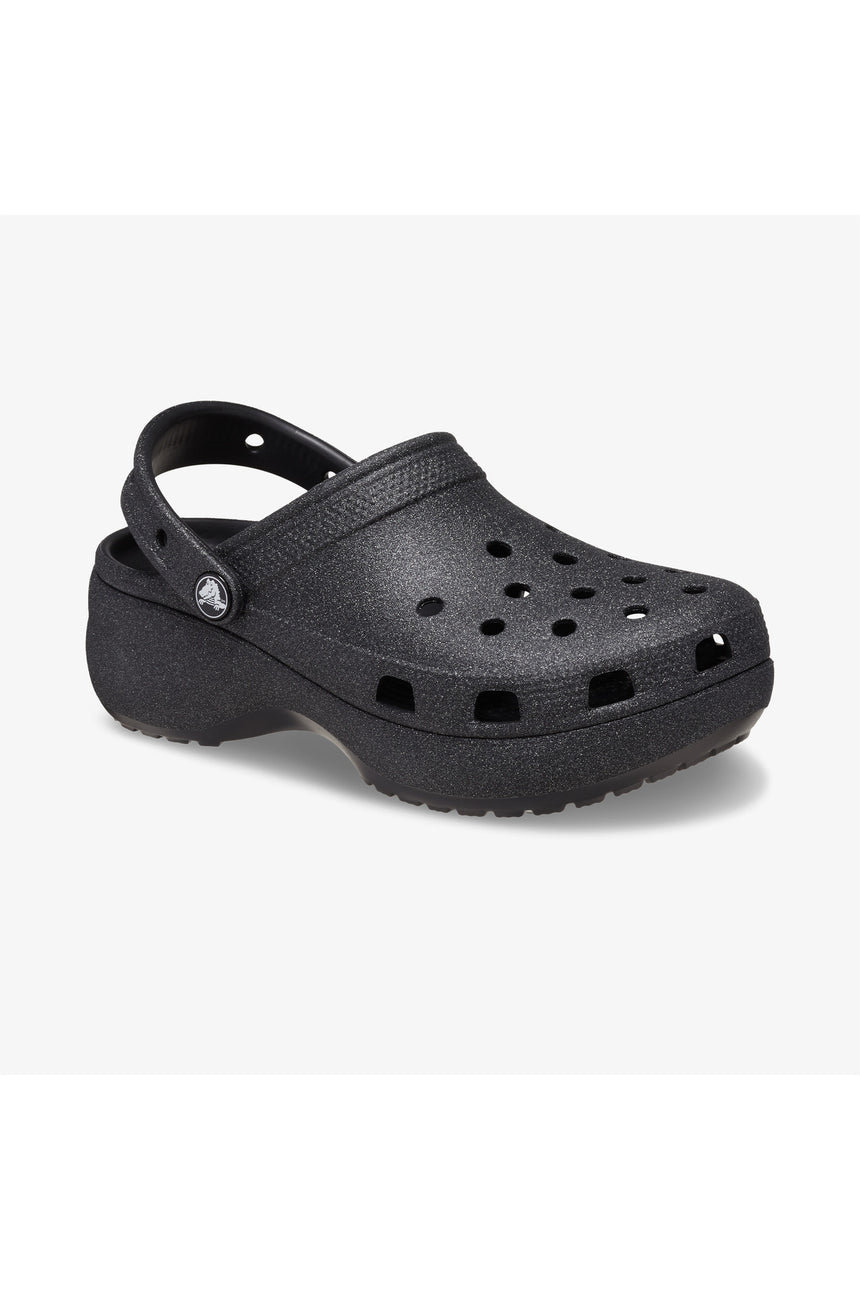 Crocs Platform Glitter Clogw 207241 Unisex Terlik - Siyah