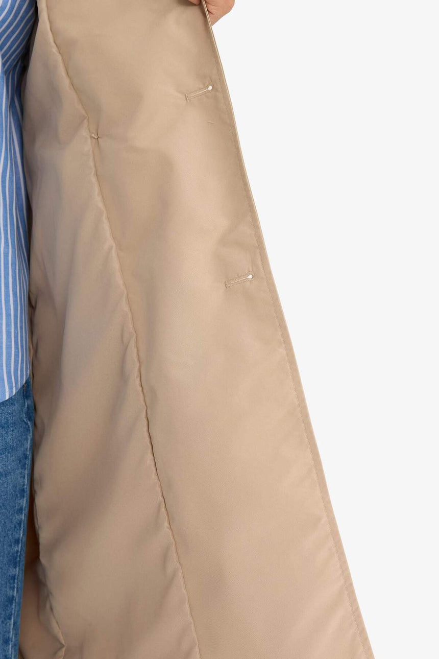 Defacto Kadın Trenchcoat E8578Ax - Açık Kahve